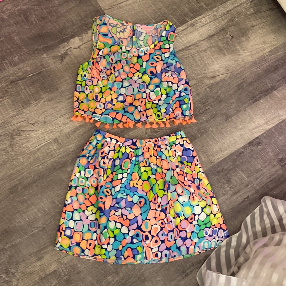 Two piece Lilly Pulitzer set in “Gypsy Jungle”